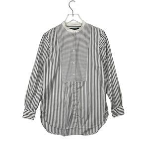 Lauren Ralph Lauren Striped Tuxedo Style Shirt Size Medium